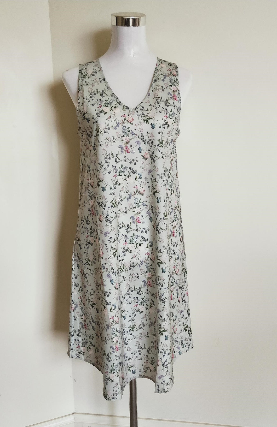 Love and Lustre Cotton Voile Short Nightie in Botanica Print LL881T